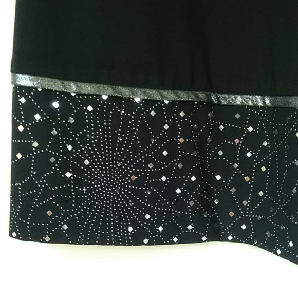 Dress Barn Sparkle Stretch Dress 10 - Picture 7 of 12